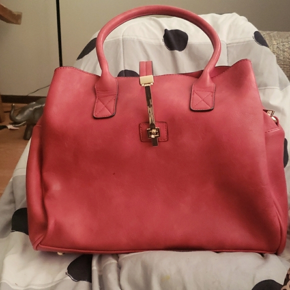 NWOT Exquisite Mellow world vegan leather "jasmine" satchel purse, Beautiful … - Picture 3 of 8